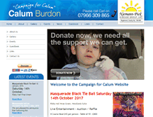 Tablet Screenshot of calumburdon.co.uk